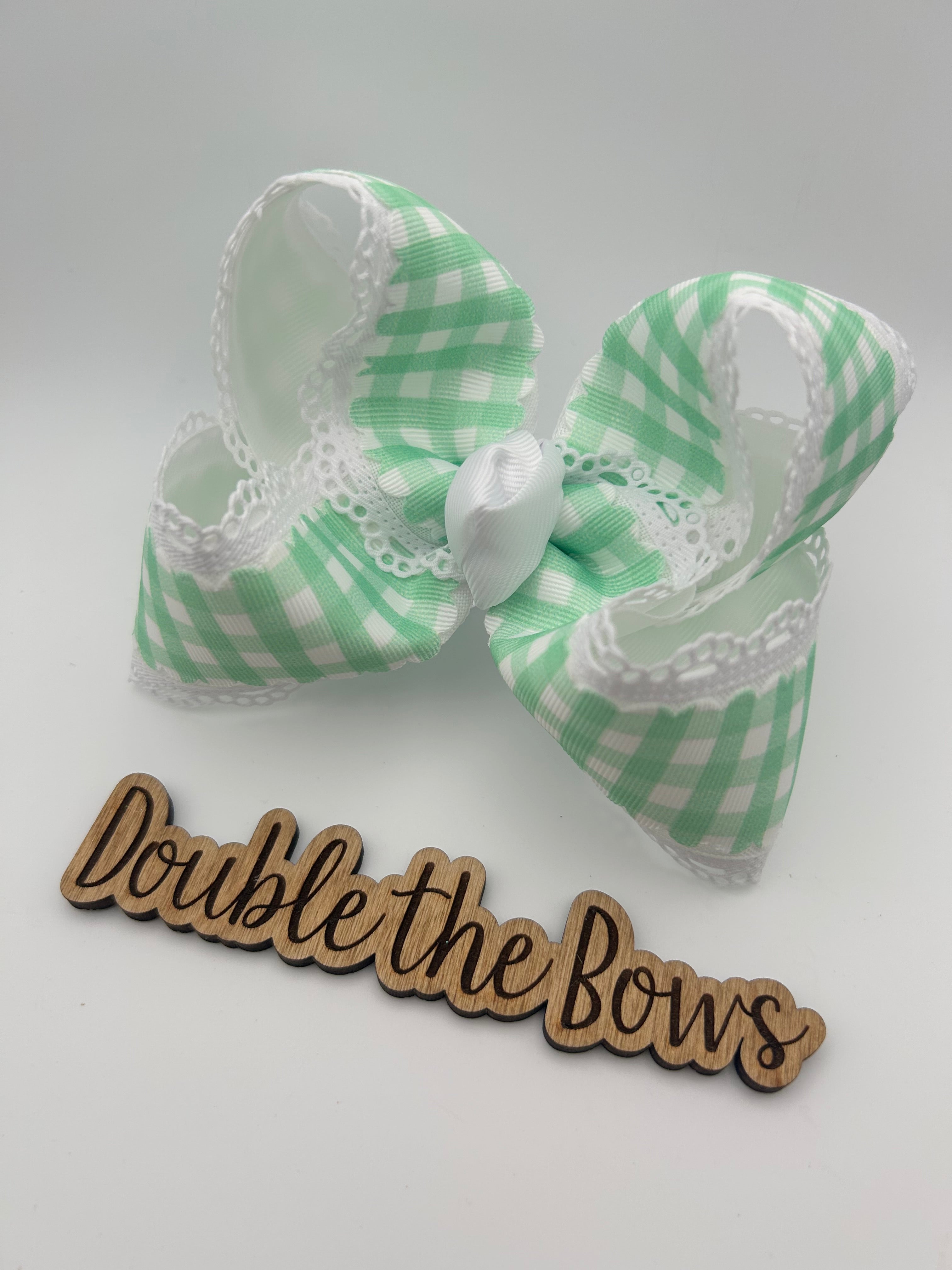 Mint Gingham