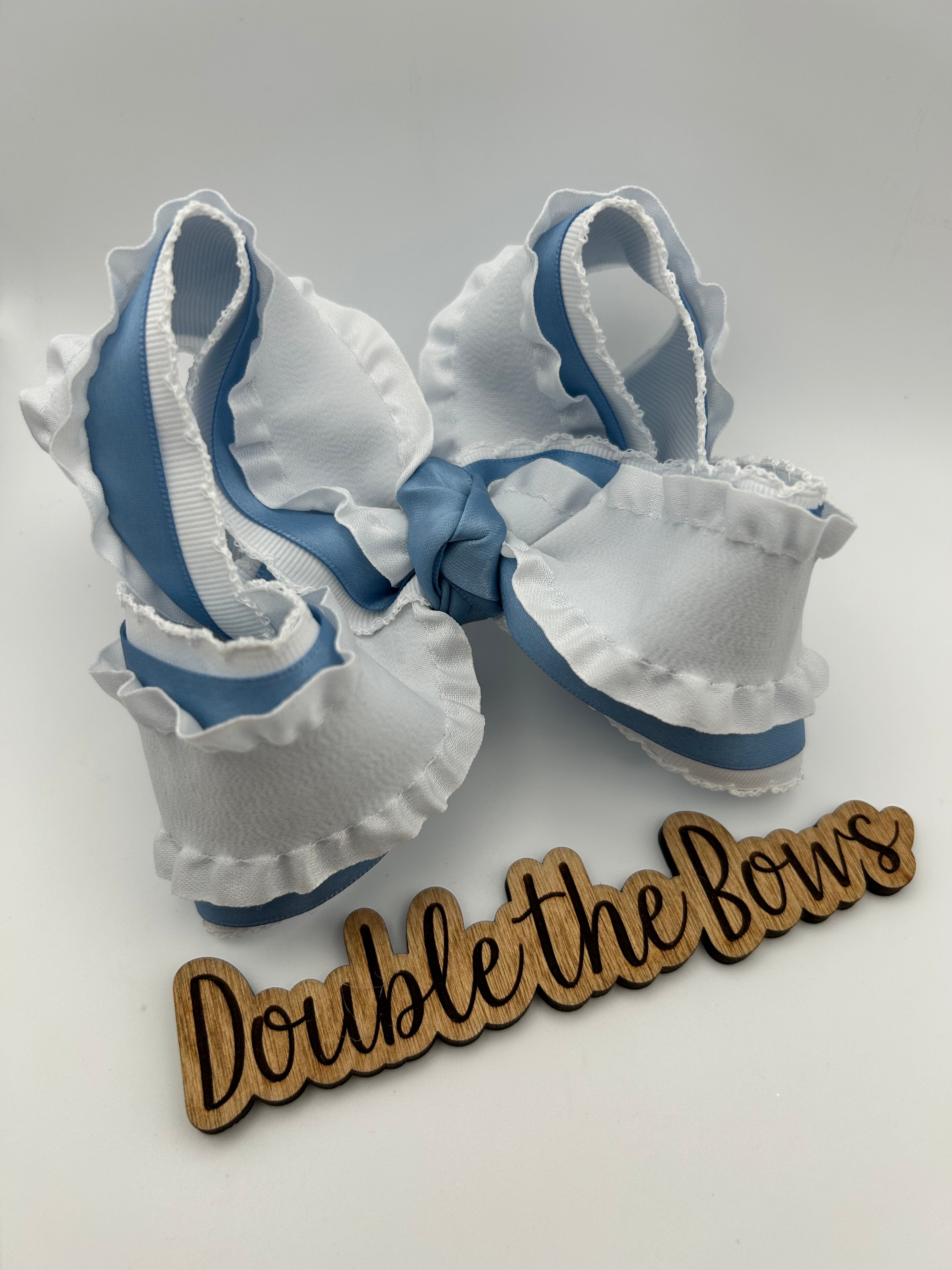 French Blue with ruffle